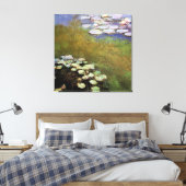 Water-Lillies: 1914-17 van Monet Canvas Afdruk (Insitu (Slaapkamer))