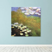 Water-Lillies: 1914-17 van Monet Canvas Afdruk (Insitu (Houten vloer))