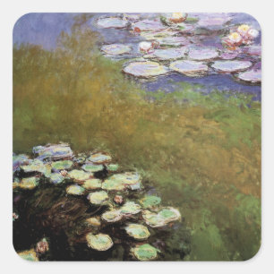 Water-Lillies, 1914-17 Vierkante Sticker