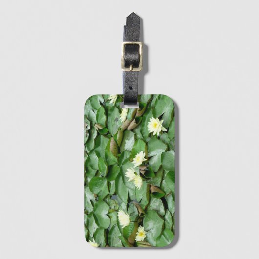 Water Lillies Bagagelabel (Voorkant (verticaal))