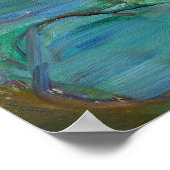 Water Lillies Botanische Schilderij Poster (Hoek)