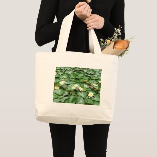 Water Lillies Grote Tote Bag (Voorkant (product))