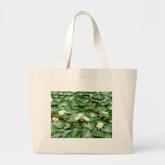 Water Lillies Grote Tote Bag (Voorkant)
