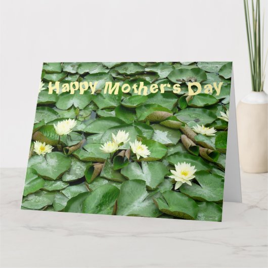 Water Lillies Kaart (Voorkant)