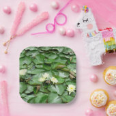 Water Lillies Papieren Bordje (Feest)