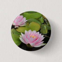 Water Lillies Ronde Button 3,2 Cm