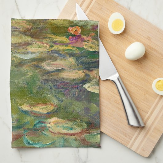 WATER LILLIES VAN Claude Monet Theedoek (Quarter Fold)