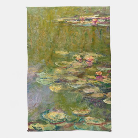 WATER LILLIES VAN Claude Monet Theedoek (Verticaal)