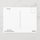 Water Lilly Briefkaart (Achterkant)