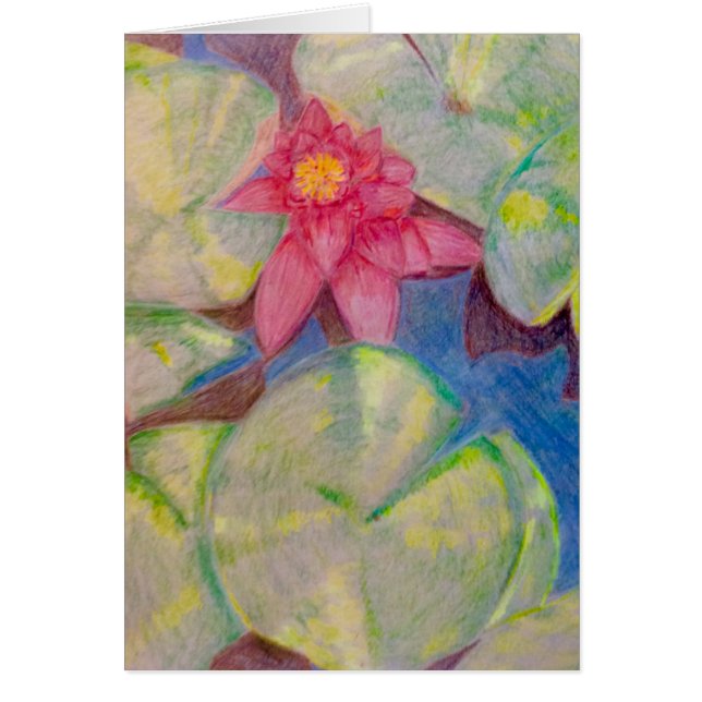 Water Lilly Card (Voorkant)
