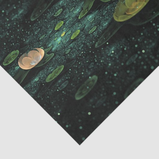 Water Lilly Fractal Tissuepapier (Detail)