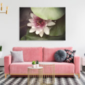 Water Lilly, Lotus Fotografie Muurkunst Canvas Afdruk (Insitu (Woonkamer))