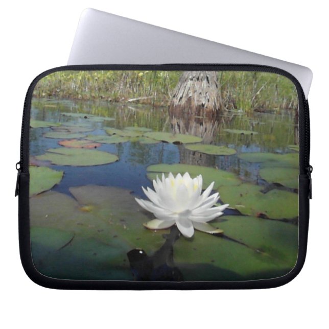 Water Lily 2 Laptop Sleeve (Voorkant)