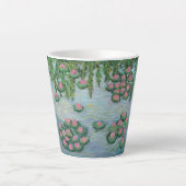 Water Lily # 3 Latte Mok (Voorkant)