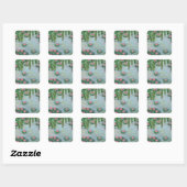 Water Lily # 3 Vierkante Sticker (Vel)