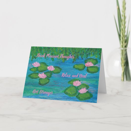 Water Lily # 8 kaart (Voorkant)