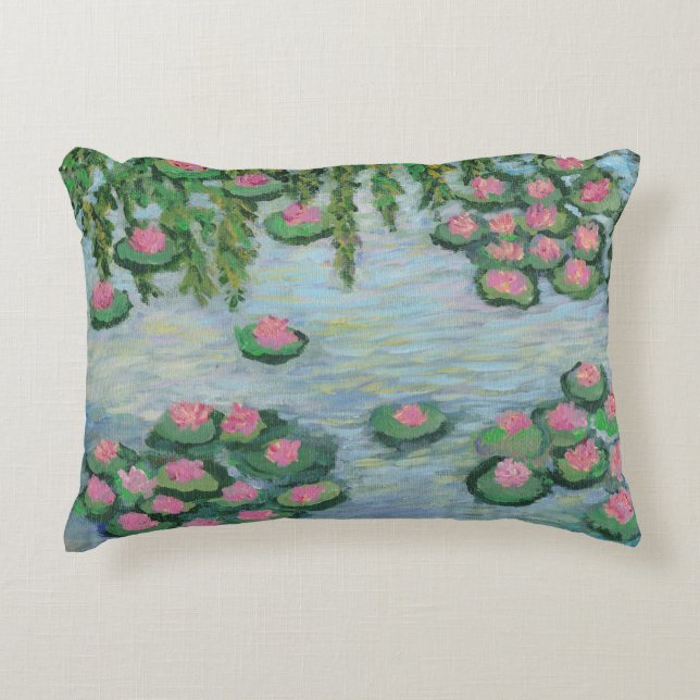 Water Lily Accent Kussen (Voorkant)