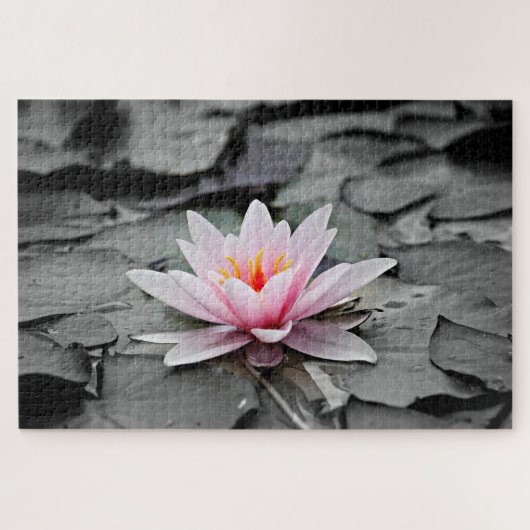Water Lily Aquatic Plant Jigzaag Puzzle Legpuzzel (Horizontaal)