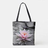 Water Lily Aquatic Plant Tote Bag (Achterkant)