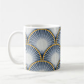 Water Lily Art Deco Koffiemok (Links)