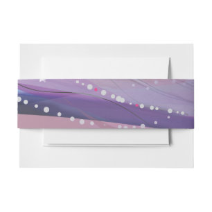 WATER LILY Bat Mitzvah Envelope Wrap Band Uitnodigingen Wikkel