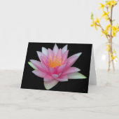 Water Lily Blank Wenskaarten Kaart (Gele Bloem)