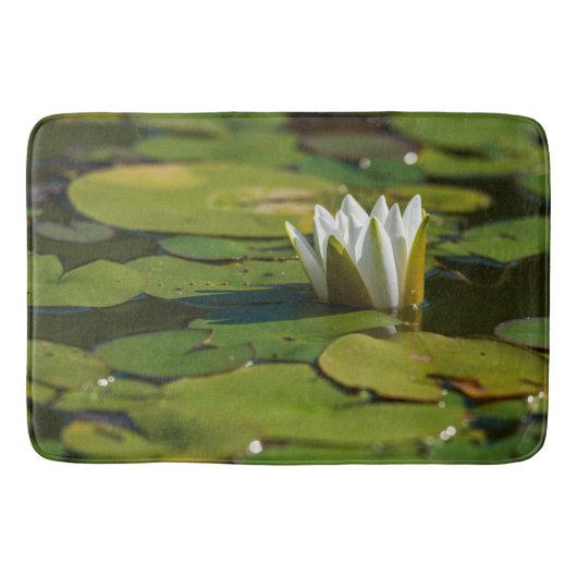 Water Lily Blossom Badmat (Voorkant)