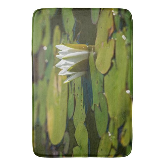 Water Lily Blossom Badmat (Voorkant Verticaal)