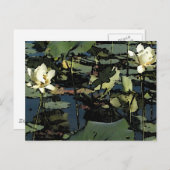 Water Lily Blossom Briefkaart (Voorkant / Achterkant)