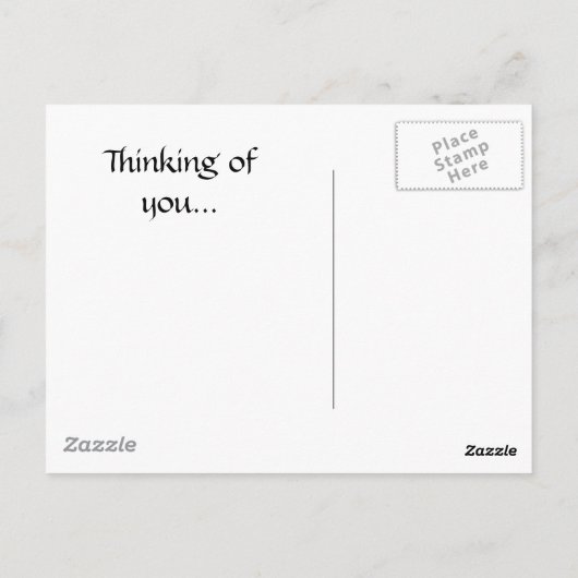 Water Lily Blossom Briefkaart (Achterkant)