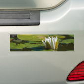 Water Lily Blossom Bumpersticker (Op auto)