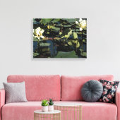 Water Lily Blossom Canvas Afdruk (Insitu (Woonkamer))