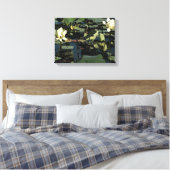 Water Lily Blossom Canvas Afdruk (Insitu (Slaapkamer))