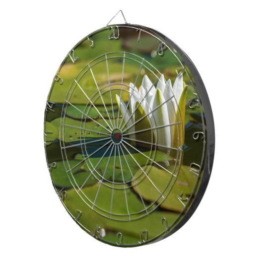 Water Lily Blossom Dartbord (Voorkant Rechts)