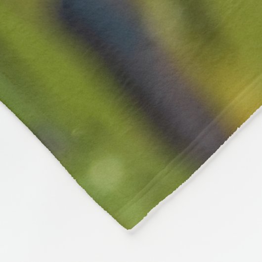 Water Lily Blossom Fleece Deken (Hoek)