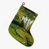 Water Lily Blossom Grote Kerstsok (Voorkant (Hangend))