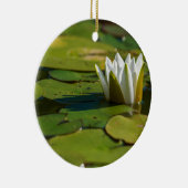 Water Lily Blossom Keramisch Ornament (Rechts)