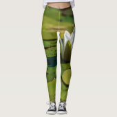 Water Lily Blossom Leggings (Voorkant)