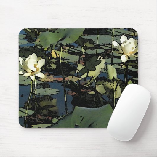 Water Lily Blossom Muismat (Met muis)