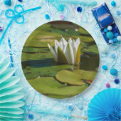 Water Lily Blossom Papieren Bordje (Feest)