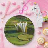 Water Lily Blossom Papieren Bordje (Feest)