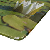 Water Lily Blossom Snijplank (Hoek)