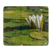 Water Lily Blossom Snijplank (Voorkant)