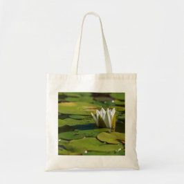 Water Lily Blossom Tote Bag