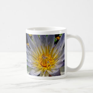 Water Lily Blue en Gold Koffiemok