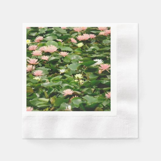 Water Lily Bouquet Servet (Voorkant)