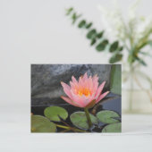 Water Lily Briefkaart (Staand voorkant)