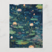 Water Lily Briefkaart (Voorkant)