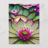 Water Lily Briefkaart (Voorkant)