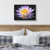 Water Lily Canvas Afdruk (Insitu (Slaapkamer))